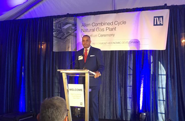 MLGW CEO at Allen Dedication