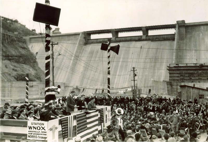 Norris dam dedication