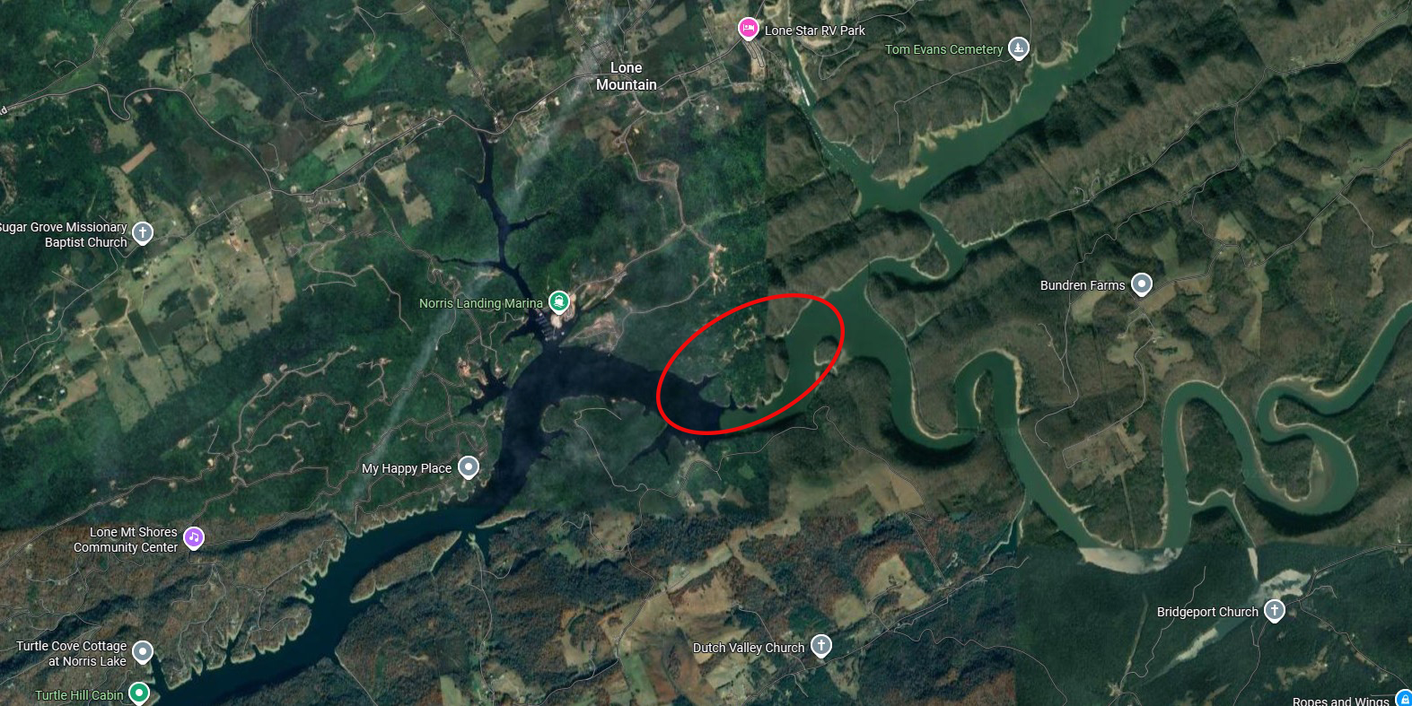 Proposed Tennessee Vues Marina - Norris Lake