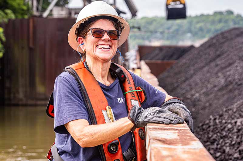 Kristy Collins, a 30-year TVA employee at Gallatin Fossil Plant