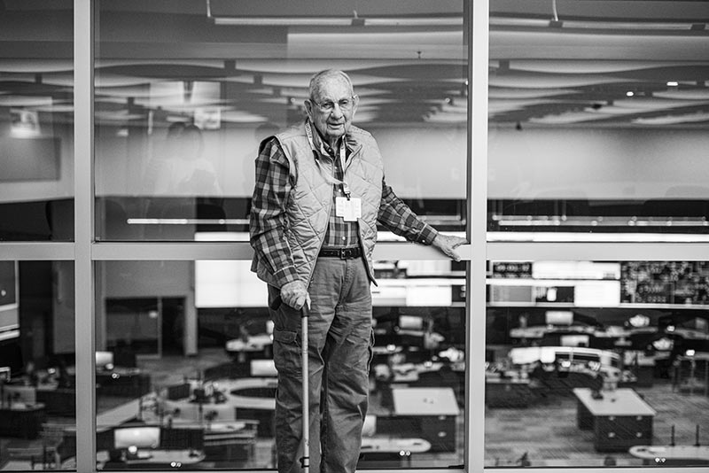 TVA retiree Hugh Gardner at the SOC