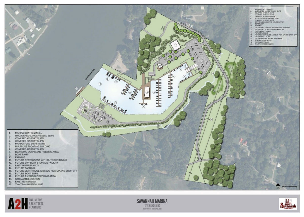 Savannah site plan map