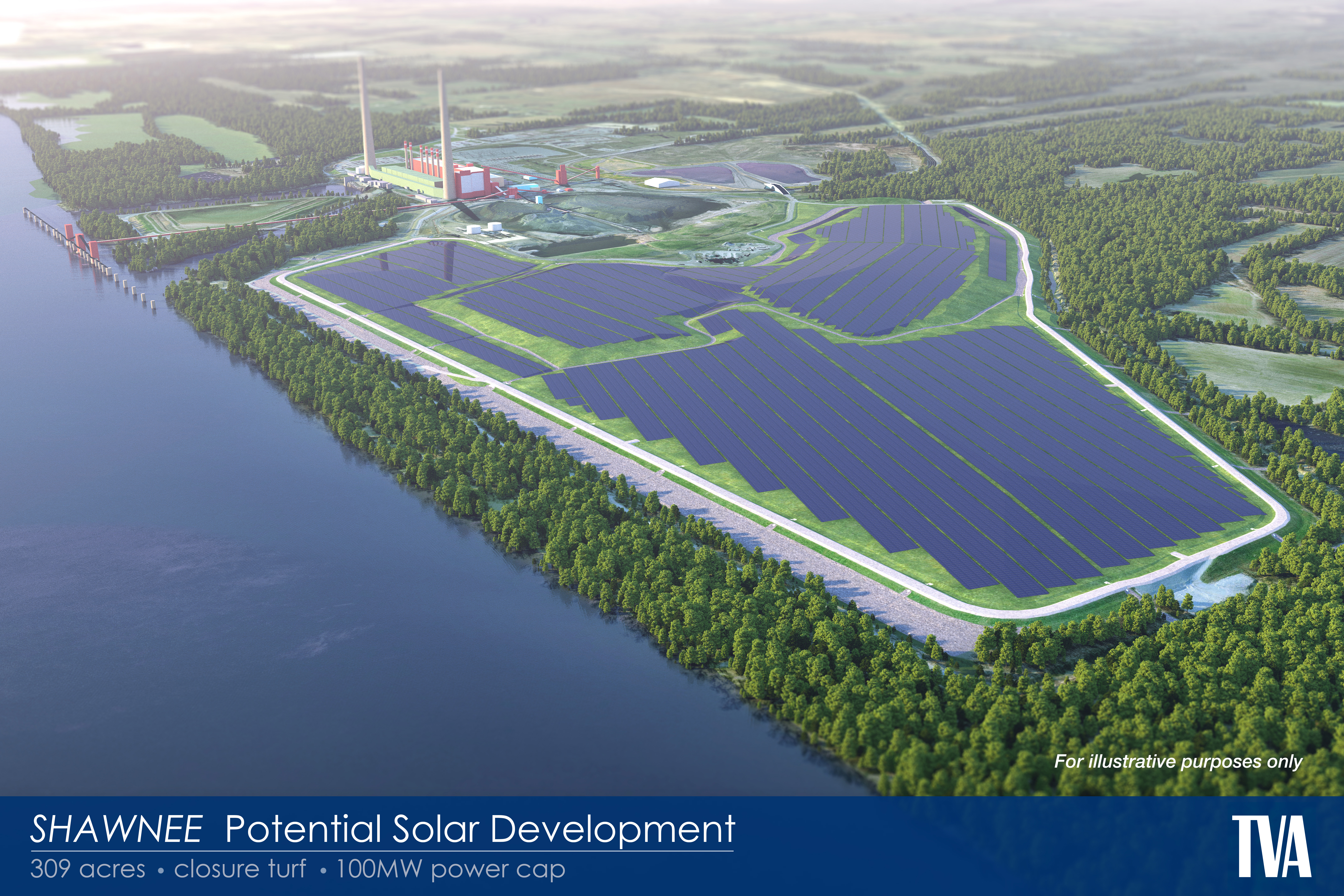 Shawnee Solar Development Rendering