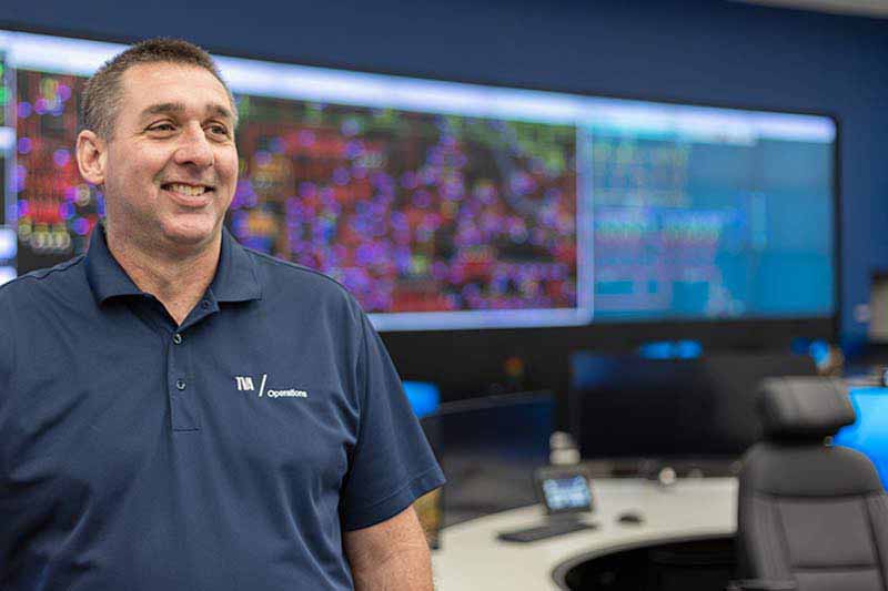 Todd Smith, manager of transmission operations at TVA.