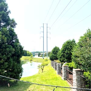 RailHub South MS New Line transmission tower