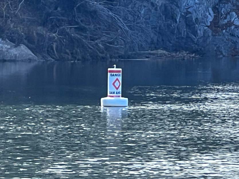 Danger Dam Ahead Buoy