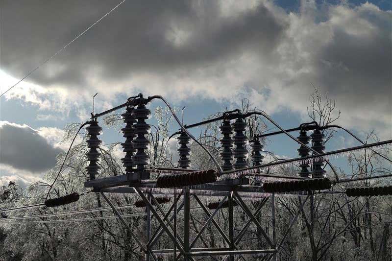 Ice on transmission lines