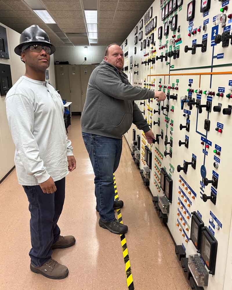 Control room at Raccoon Mountain