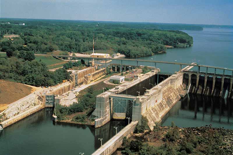 Wilson Dam and Lock near Florence, Alabama