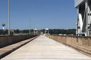 complete construction on Wilson Dam bridge