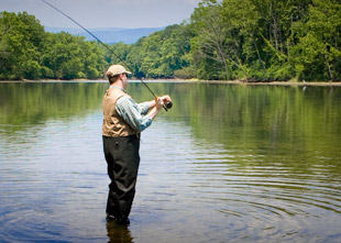 Man fishing
