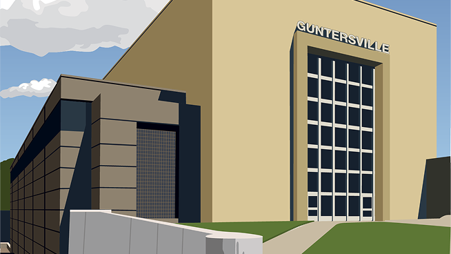 Illustration of Guntersville Dam