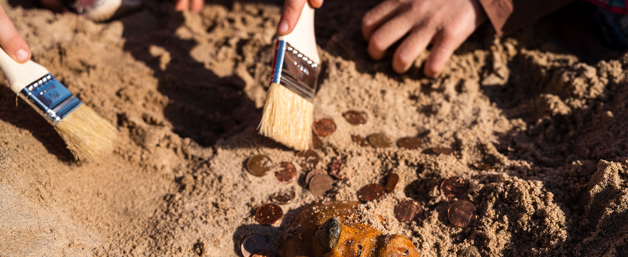 archaeologists looking for relics