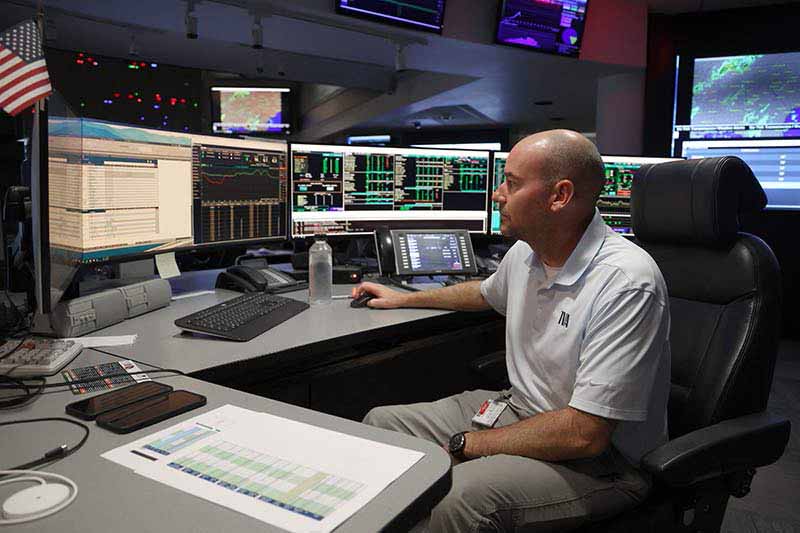 Man at computer