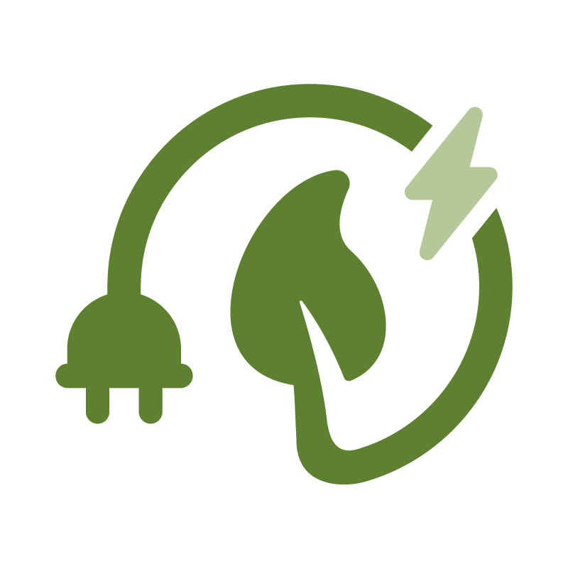 Clean energy icon