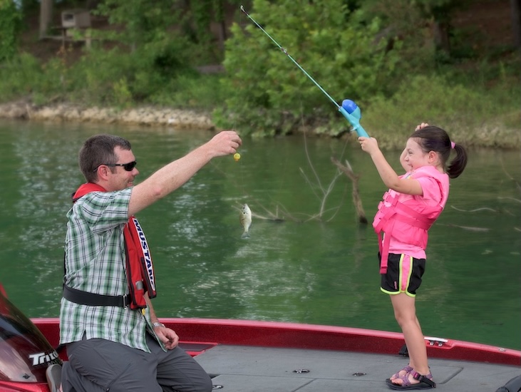 People fishing