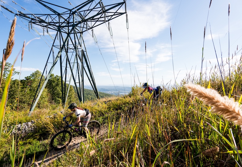 Mountain biker