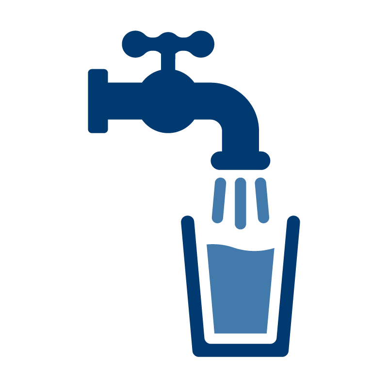 Drinking water icon