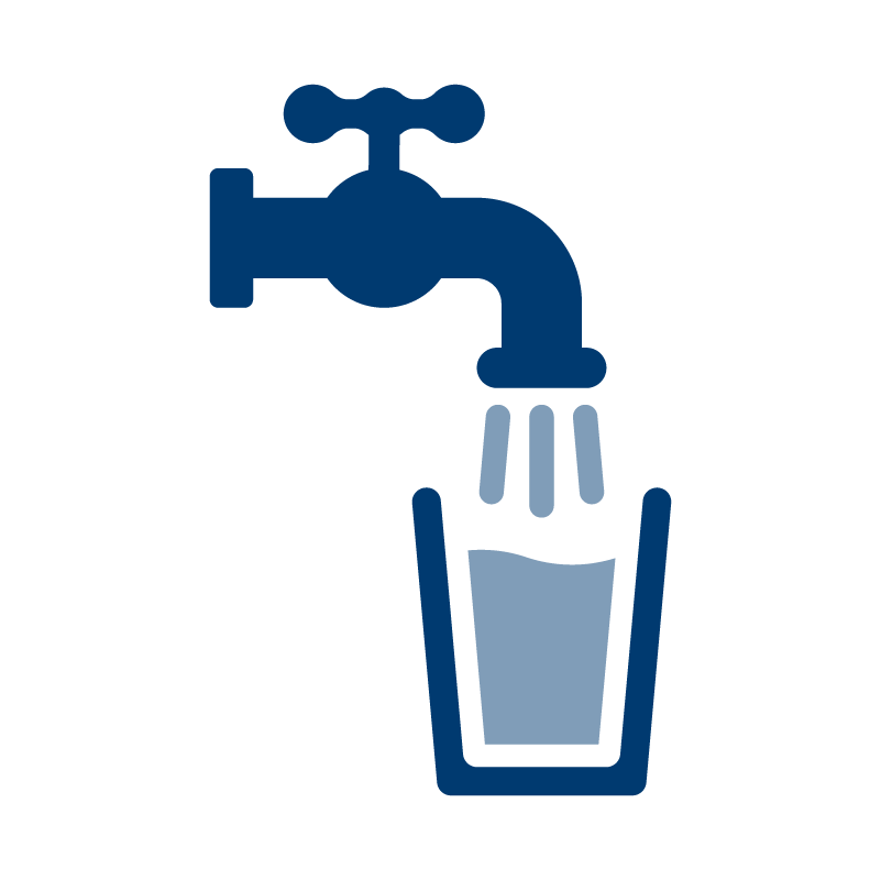 Clean water icon